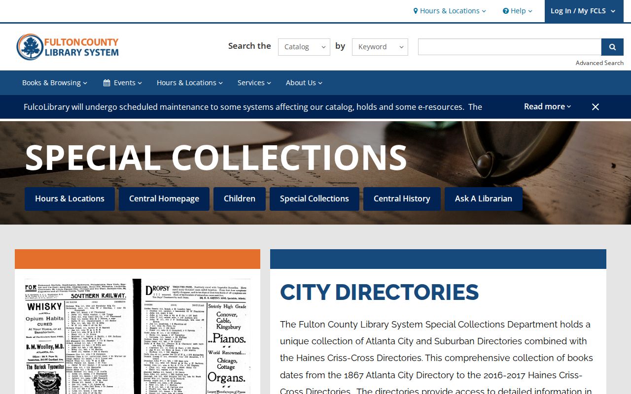 Johns Creek city directory and Fulton criss-cross collections