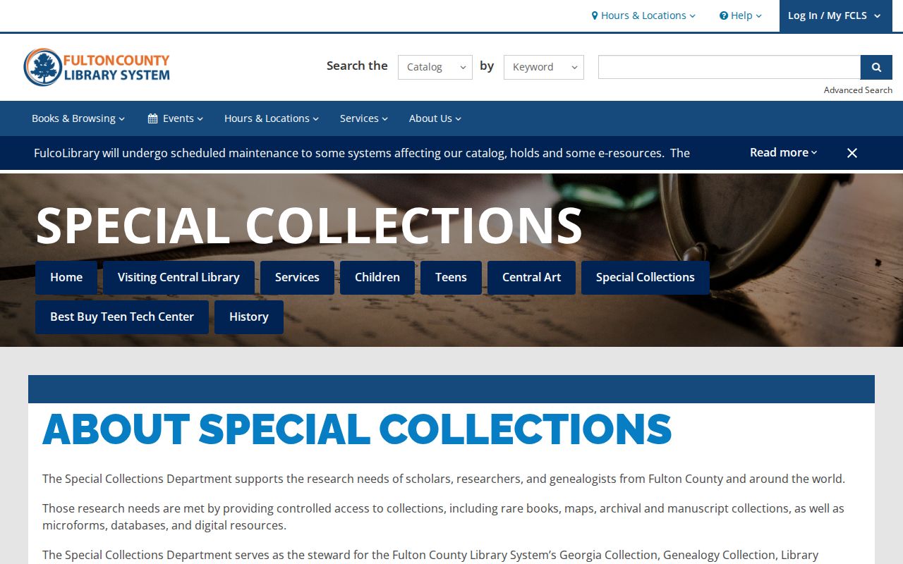 Johns Creek city directory research at Fulton Central Special Collections
