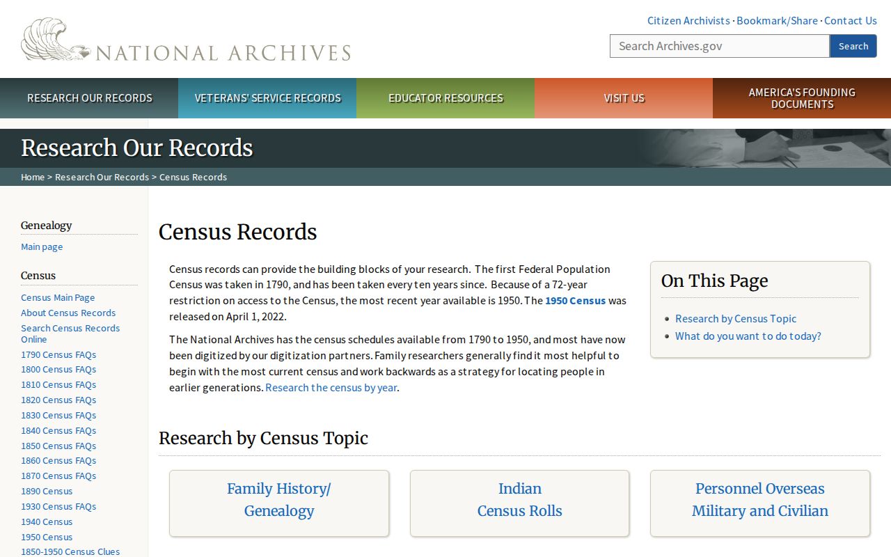 Johns Creek previous residents traced through National Archives census research
